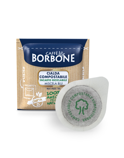 [AR20230403-20] Blau (blu )ESE Espressopads - 150 Pads (Cialde) - (Caffè Borbone)