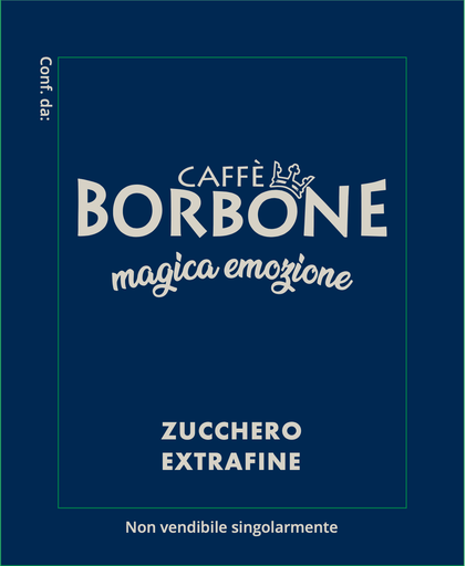 [AR20240730-39] Zucchero in Bustine/ Zuckertütchen 10 kg (Caffè Borbone)